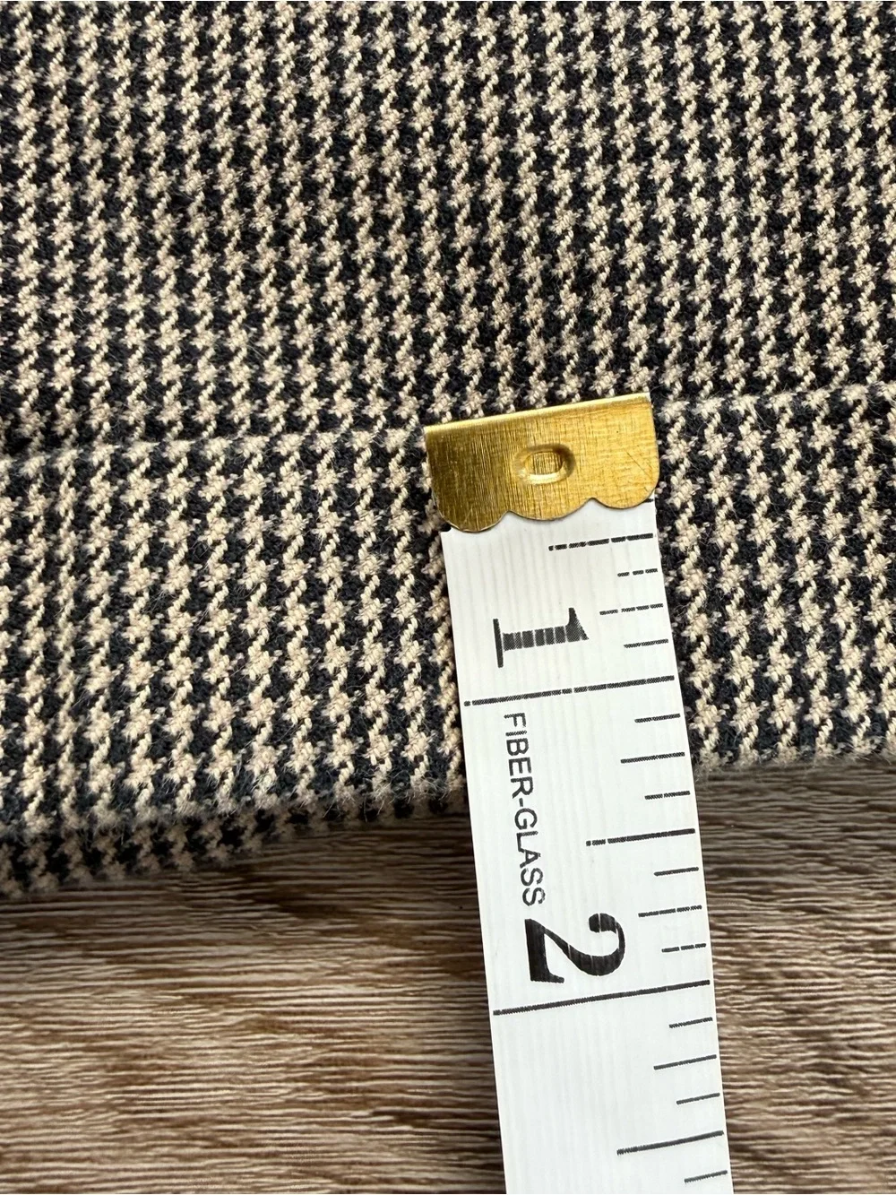 Vintage 90s Tommy Hilfiger High Waist Pleated Houndstooth Pants ACTUAL Sz 32x27
